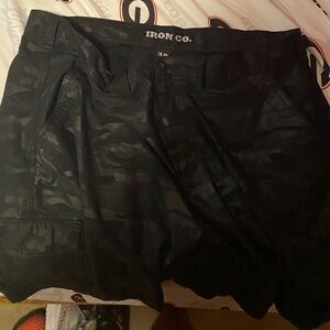 Iron Co. Black Camo Shorts
